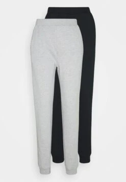 2Pack Regular Fit Joggers - Trainingsbroek - Black/Light Grey