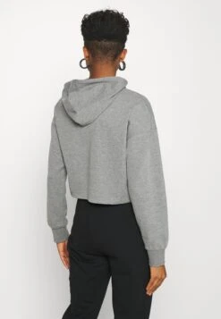 Even&Odd Basic - Cropped Oversized Hoodie - Hoodie - Mottled Grey -Stijl Verkoop 2754f81c23a849c7a74883801657cc92