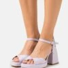 Sandalen Met Plateauzool - Lilac