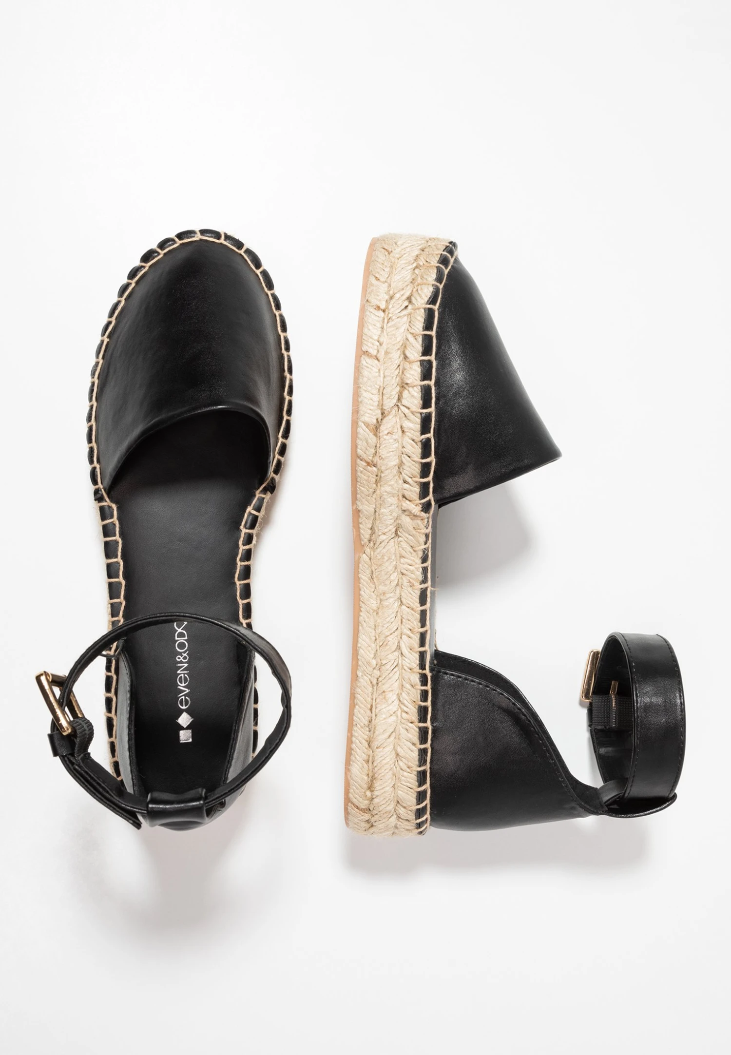 Even&Odd Espadrilles - Black 4 Even&Odd Espadrilles - Black - Afbeelding 4