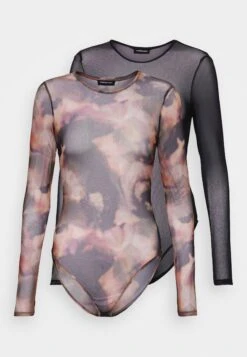 Even&Odd 2In1 - T-Shirt Print - Black/Multi-Coloured -Stijl Verkoop 4083aec608a441f0bbcb3fe71ae63dfe