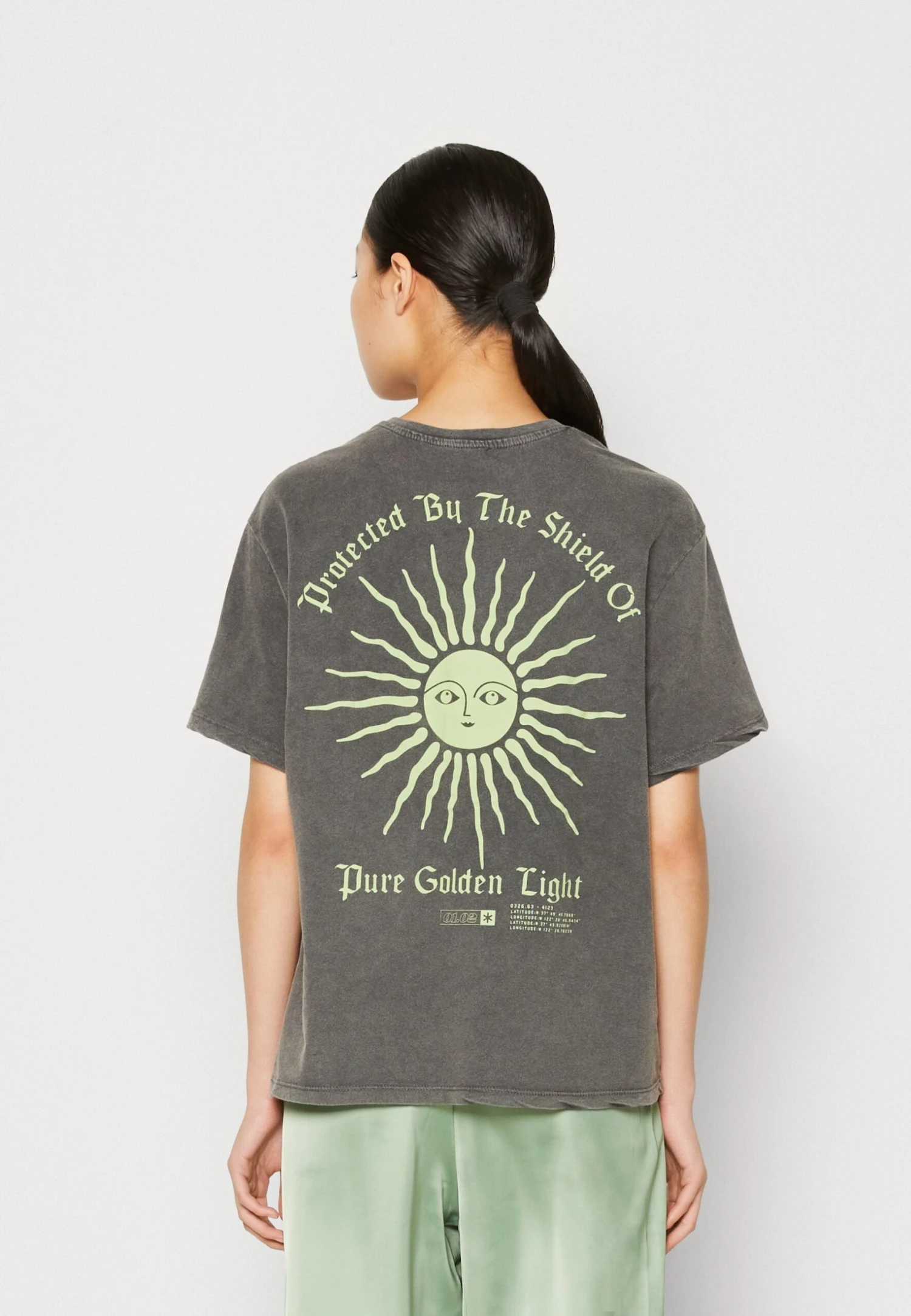 Even&Odd T-Shirt Print - Black 1 Even&Odd T-Shirt Print - Black