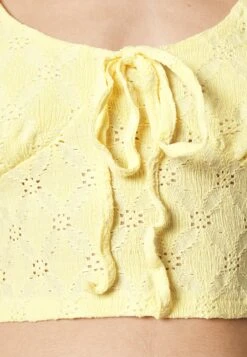 Even&Odd Romantic - Blouse - Light Yellow -Stijl Verkoop 6b6995345e7e4da6b5cb7f25ab55d269