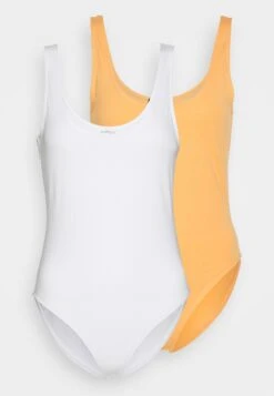 Even&Odd 2 Pack - Top - White/Orange -Stijl Verkoop 710b5ee6c01b4b30b9a76e9b102c9294