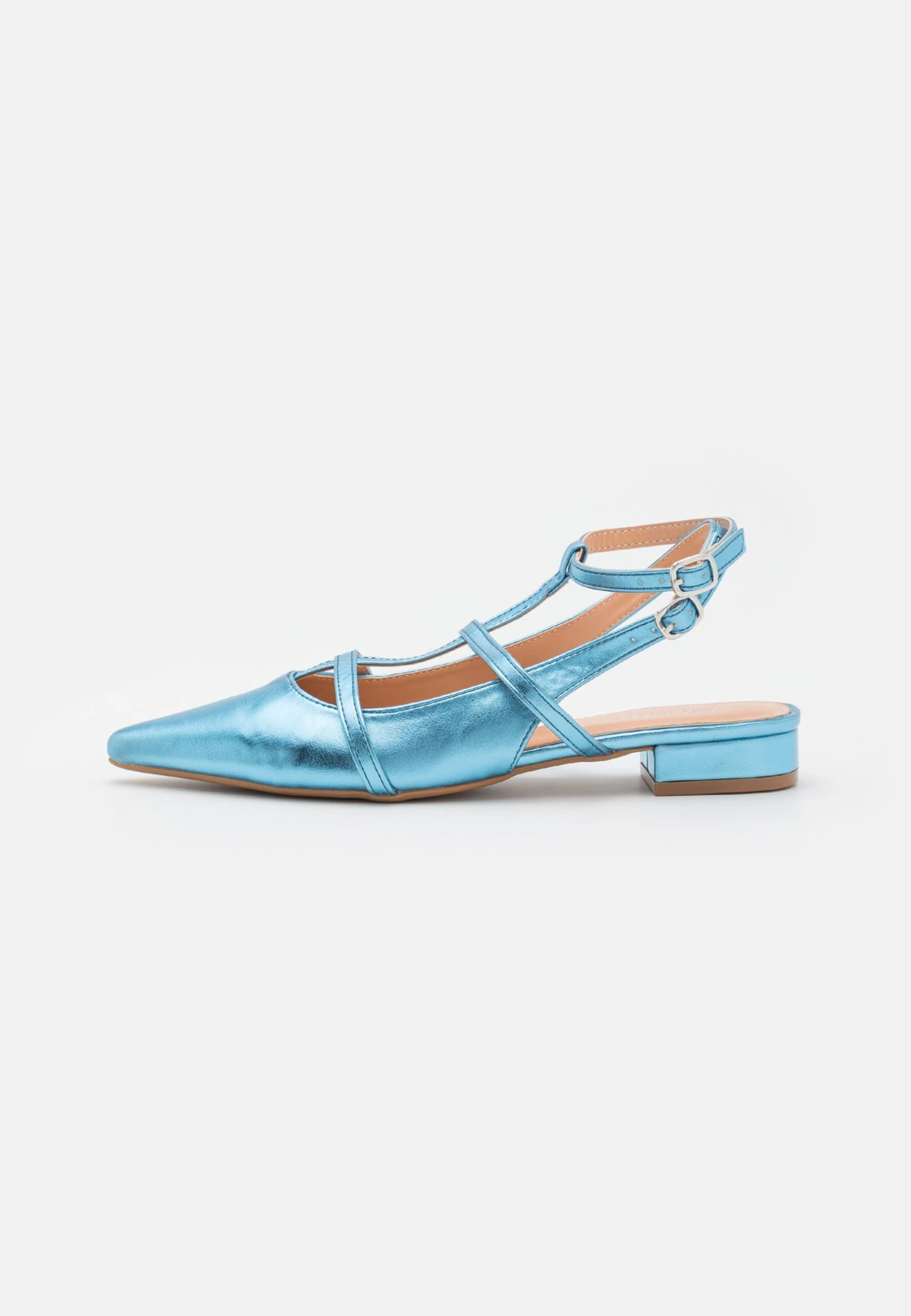 Even&Odd Slingback Ballerina´S - Blue 2 Even&Odd Slingback Ballerina´S - Blue - Afbeelding 2
