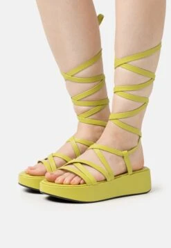 Even&Odd Sandalen Met Plateauzool - Green
