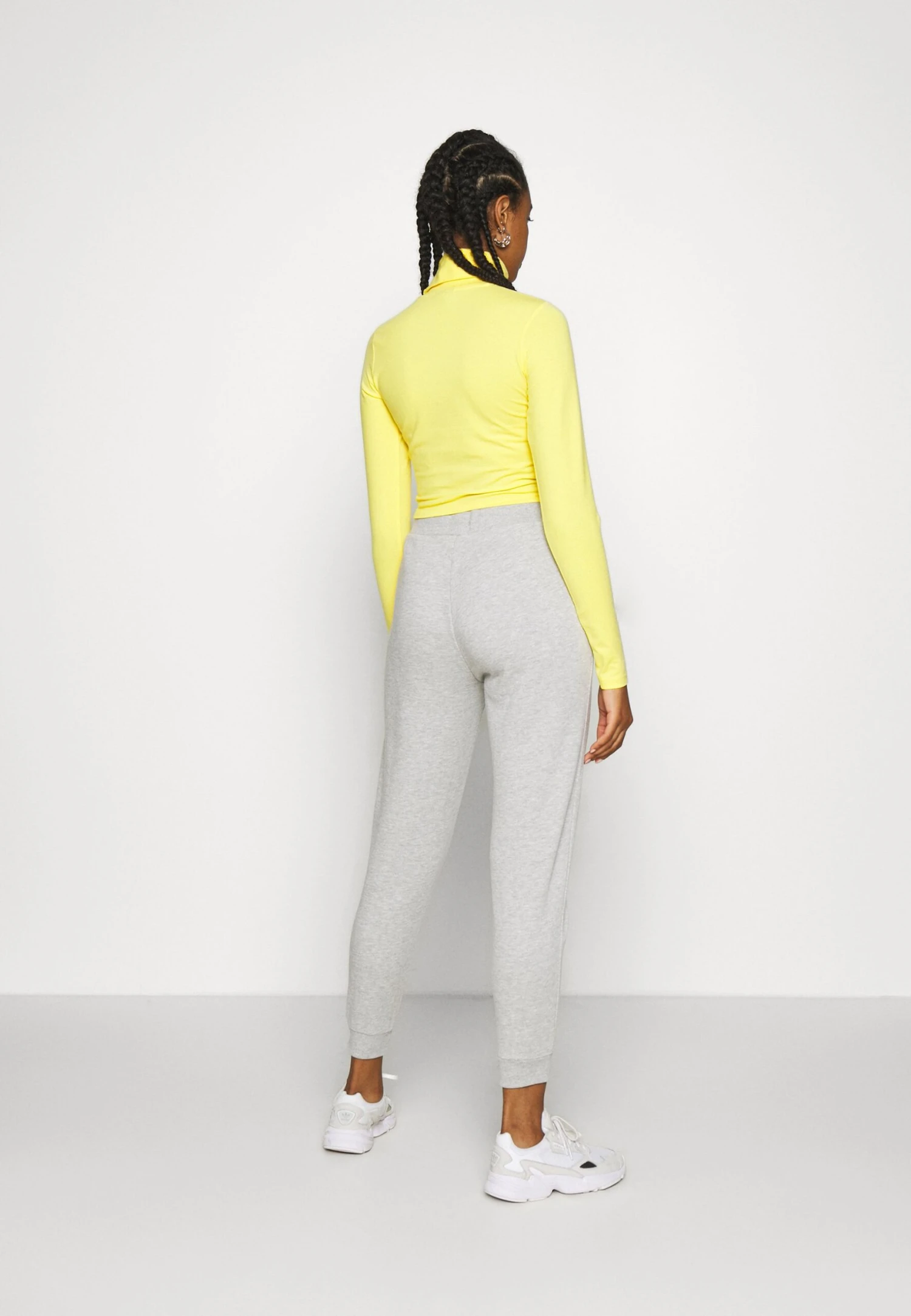 Even&Odd Regular Fit Jogger With Contrast - Trainingsbroek - Mottled Light Grey 3 Even&Odd Regular Fit Jogger With Contrast - Trainingsbroek - Mottled Light Grey - Afbeelding 3