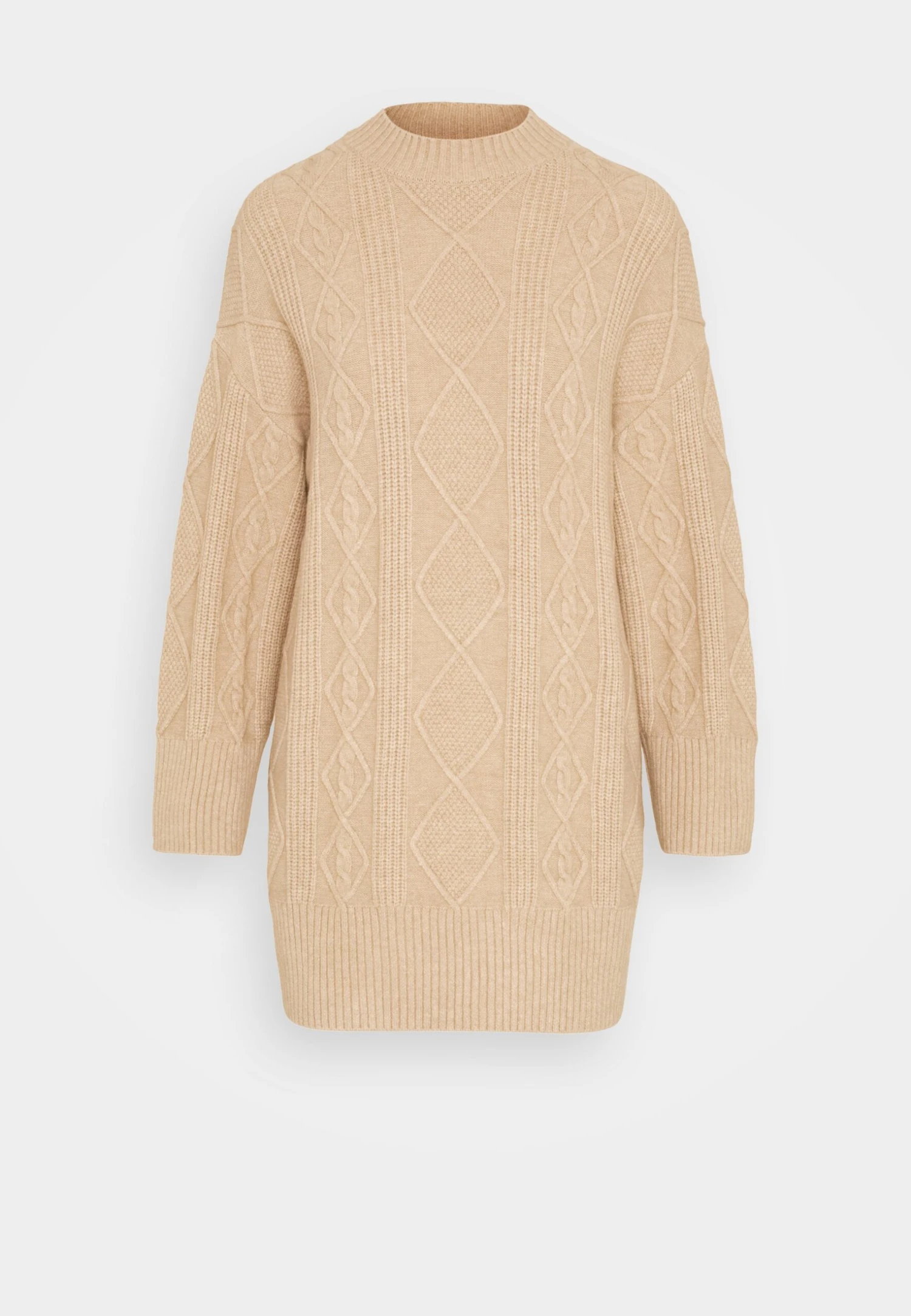 Even&Odd Perkin Ausschnitt Mini Strickkleid - Gebreide Jurk - Tan 5 Even&Odd Perkin Ausschnitt Mini Strickkleid - Gebreide Jurk - Tan - Afbeelding 5