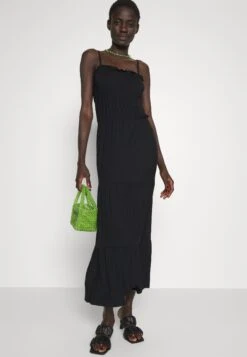 Dress With Tiered Skirt - Maxi-Jurk - 802 - Black -Stijl Verkoop 99f1411e93f04071b31a00dcb3c8db12