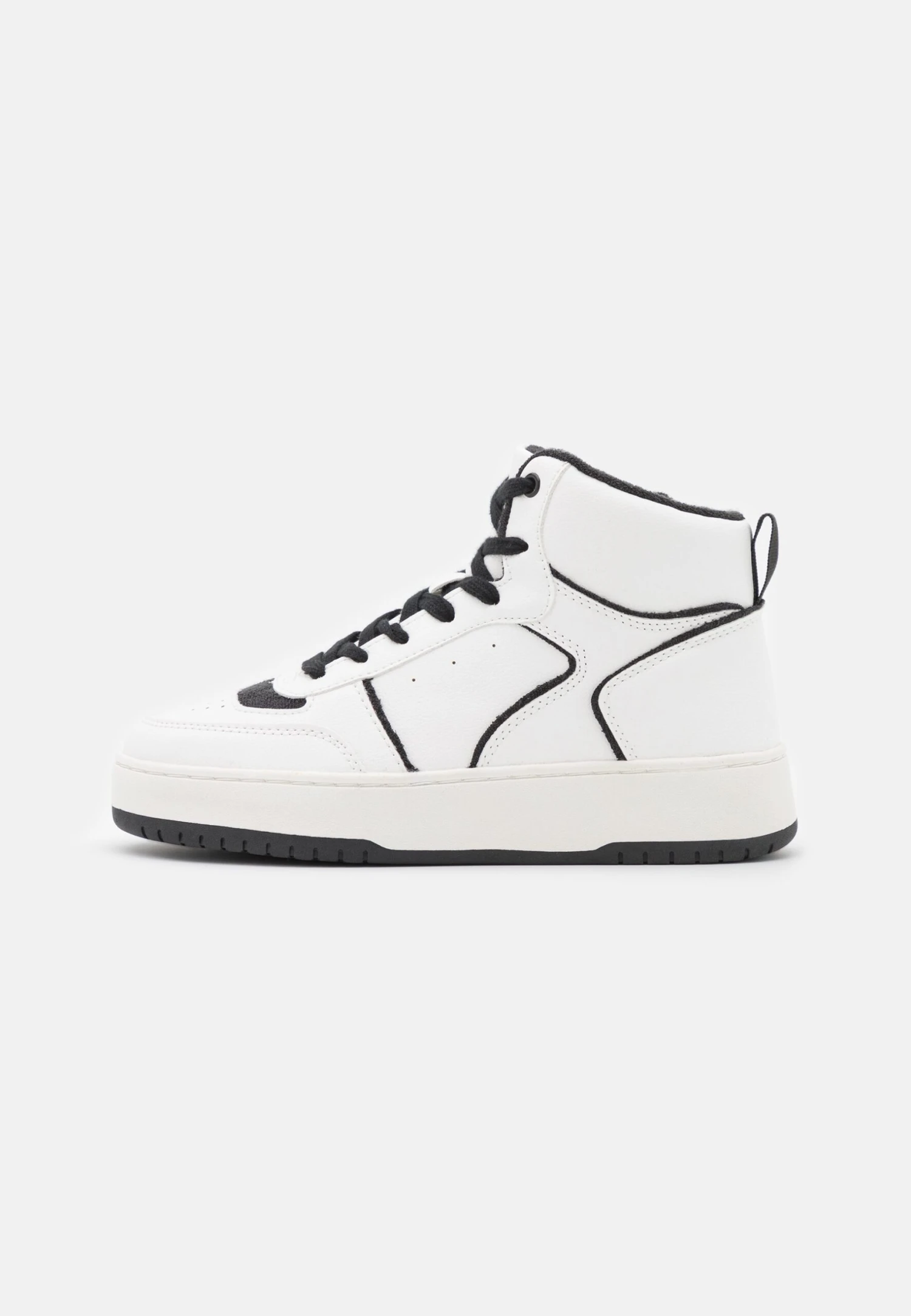 Even&Odd Sneakers Hoog - White/Black 2 Even&Odd Sneakers Hoog - White/Black - Afbeelding 2