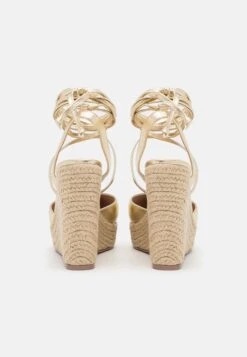 Sandalen Met Plateauzool - Gold -Stijl Verkoop a87737def0154e96a0d655a684eabefb