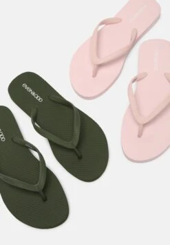 Even&Odd 2 Pack - Teenslippers - Khaki/Pink -Stijl Verkoop a96dbaf7e81b4053a0e466b662f5349a
