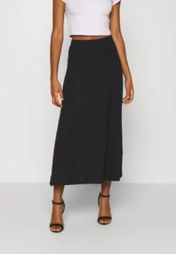 Even&Odd Basic Maxi Skirt - A-Lijn Rok - Black