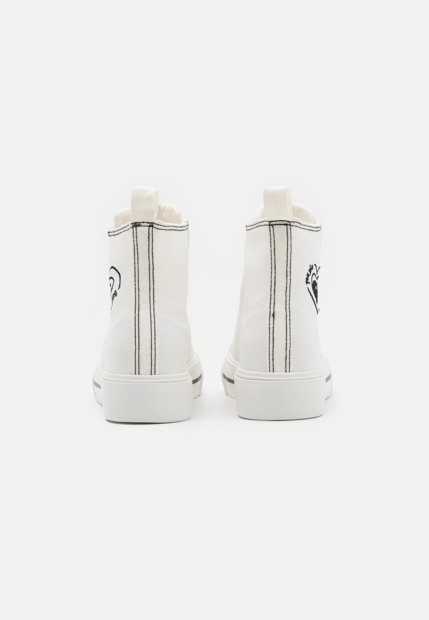 Even&Odd Love - Sneakers Hoog - White/Black 4 Even&Odd Love - Sneakers Hoog - White/Black - Afbeelding 4