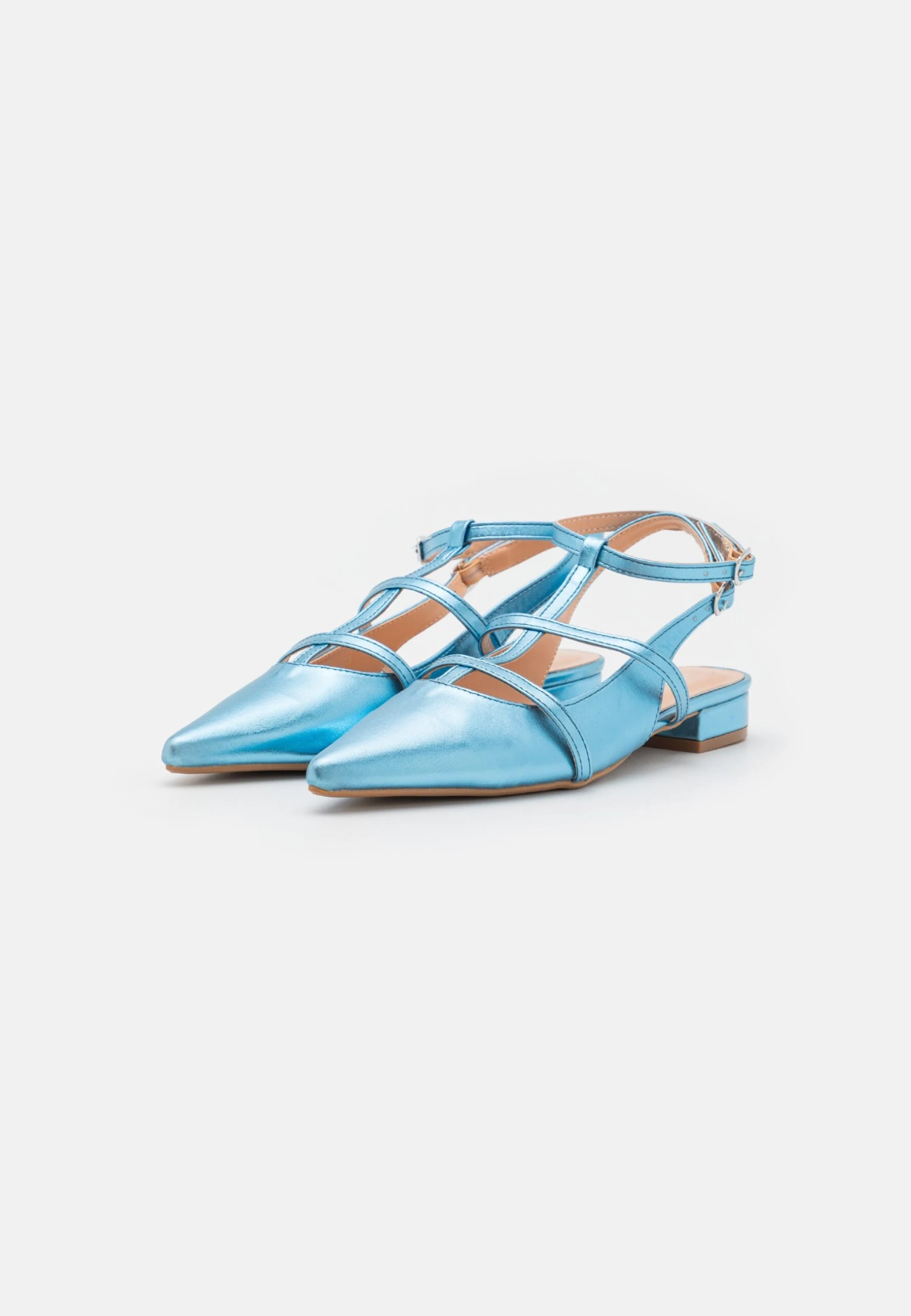 Even&Odd Slingback Ballerina´S - Blue 3 Even&Odd Slingback Ballerina´S - Blue - Afbeelding 3
