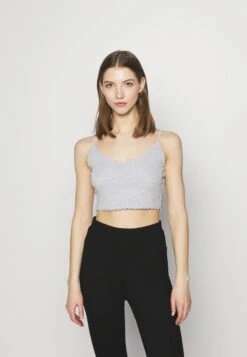 Even&Odd Strappy Lettuce Crop 3 Pack - Top - Black/White/Grey -Stijl Verkoop d1eb9dfbe7ef4753888eec1cae96daf4