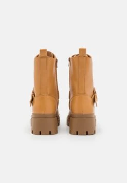 Enkellaarsjes Met Plateauzool - Cognac -Stijl Verkoop db776959419e48b6a6836ff523d77167