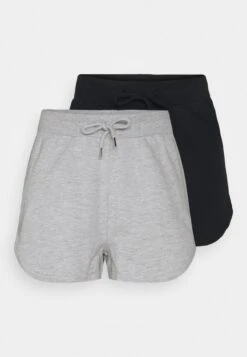 Even&Odd 2 Pack - Trainingsbroek - Black/Mottled Light Grey