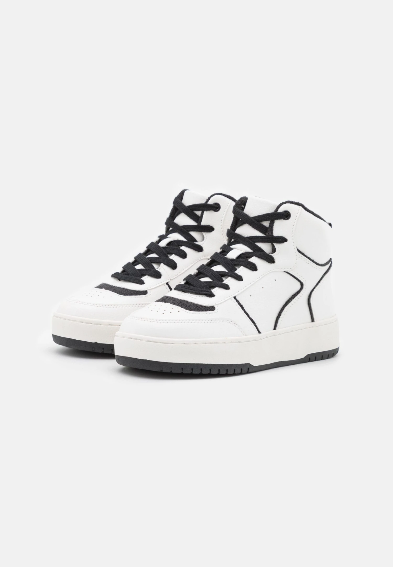 Even&Odd Sneakers Hoog - White/Black 3 Even&Odd Sneakers Hoog - White/Black - Afbeelding 3