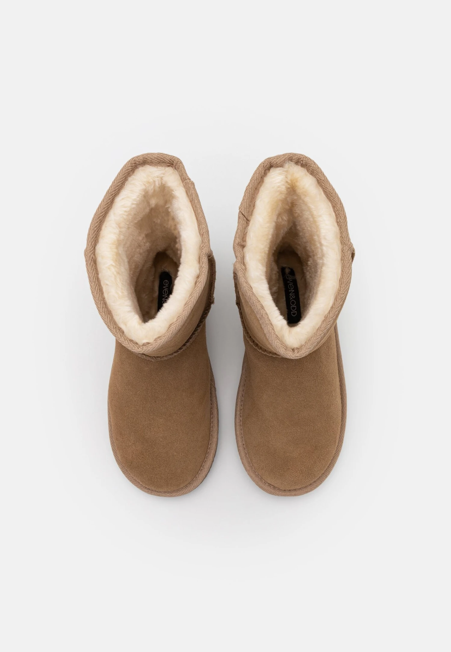 Even&Odd Leather - Korte Laarzen - Taupe 5 Even&Odd Leather - Korte Laarzen - Taupe - Afbeelding 5