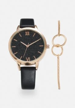 Even&Odd Set - Horloge - Gold-Coloured/Black